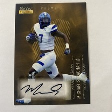2021 Wild Card NFL Matte Premier Auto RC Michael Strachan #MB-A