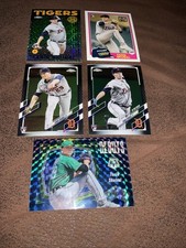 Tarik Skubal 5 Rookies 2021  3 Topps Chrome And  Prizm , 70 Topps RC.