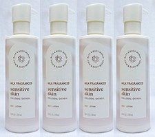 4 Bath Body Works SENSITIVE SKIN MILK Oatmeal Hyaluronic Acid Body Lotion 7.8 oz