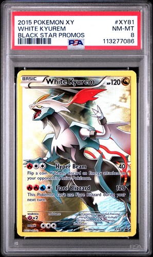 White Kyurem graded PSA 8 for sale on eBay