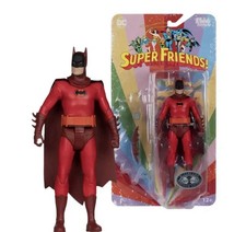 McFarlane Toy DC Retro Super Friends Red Batman 6  Action Figure Platinum Ed.