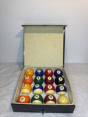 Hansinburg Plus 2'' Billard Pool Ball Set Vintage in OVP sehr guter Zustand