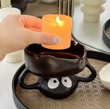 Tea Candle Holder 3D Printed Ashtray Table Office Desktop Cartoon
