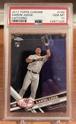 2017 Topps CHROME #169 Aaron Judge Catching Yankees RC Rookie PSA 10 GEM MINT