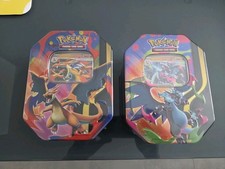 Pokemon Mega Charizard ex Tins SET OF 2