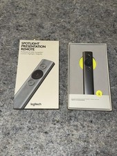 Logitech Spotlight Presentation Remote Slate Wireless Bluetooth USB Receiver