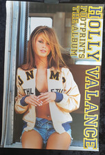 Official Holly Valance ?Footprints? album poster ? pristine, rolled, collectible