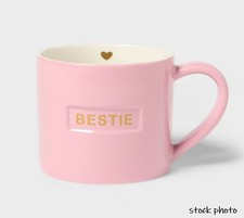 Target Bestie Pink Mug 16oz Stoneware by Spri...