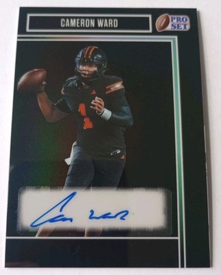 Cam Cameron Ward 2025 Leaf Pro Set Metal Black ⚫ Auto 1/10 Jersey Color Match 👀