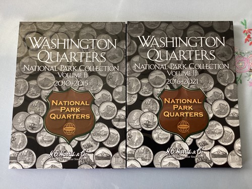 2010-2021 P&D NATIONAL PARK QUARTERS- COMPLETE BU UNC SET.  112 COINS in Albums