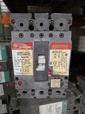 GE SELA24AT0150 2pole 150amp 600v Spectra circuit breaker 125amp Plug load Lugs