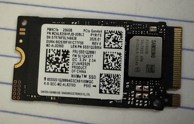 Samsung 256GB PM9C1b M.2 2242 NVMe PCIe Gen4x4 SSD MZAL8256HDJD