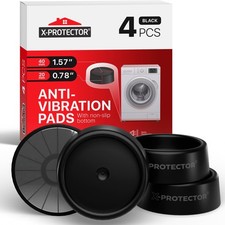 X-Protector Anti Vibration Pads for Washing Machine 4 PCS - Non-Slip Bottom | Pr