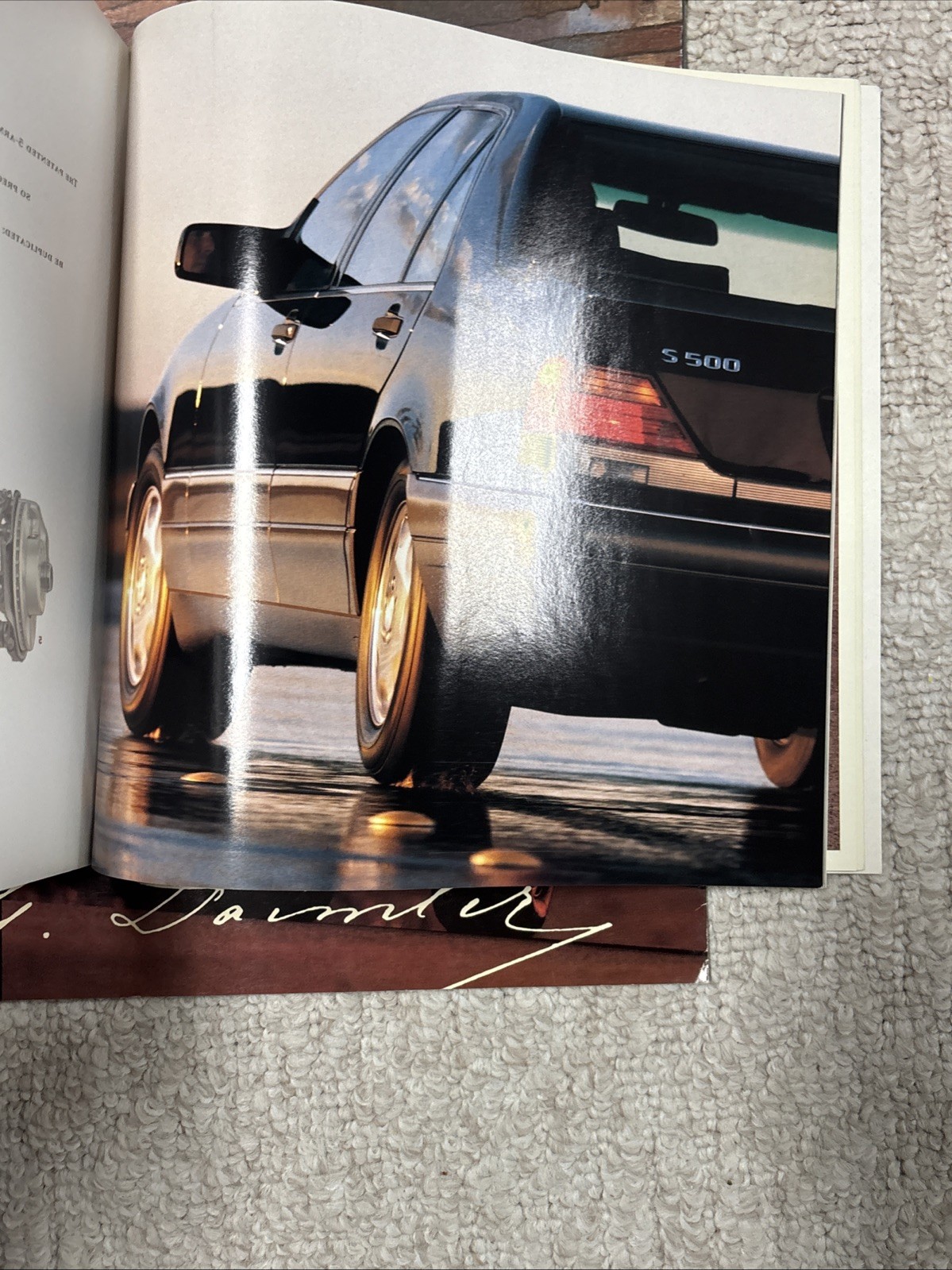 1985, 1986, 1994 Mercedes-Benz pamphlets