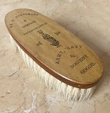 RARE! WW1 US MILITARY WM. H. HORSTMANN & CO. UNIFORM / SWORD ACCOUTREMENT BRUSH