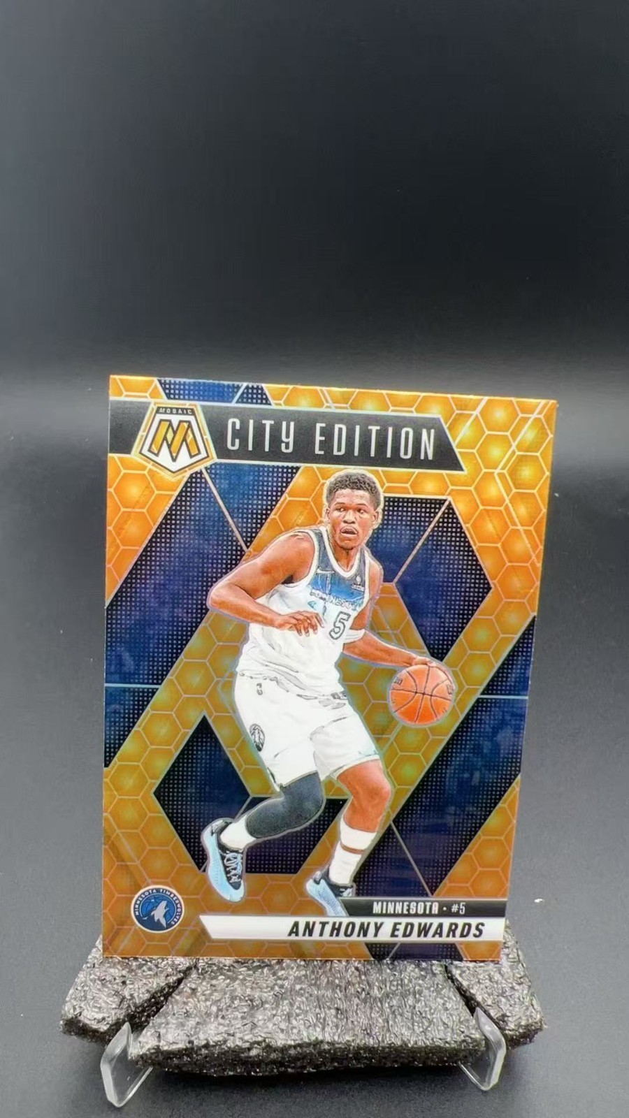 2024-25 Panini Mosaic Anthony Edwards Honeycomb SP City Edition #11351 C