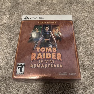 Tomb Raider IV-VI Remastered Deluxe Edition (Sony PlayStation 5, 2025) Brand New