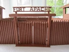 Vintage 1960’s Marx Fort Apache Stockade Fence