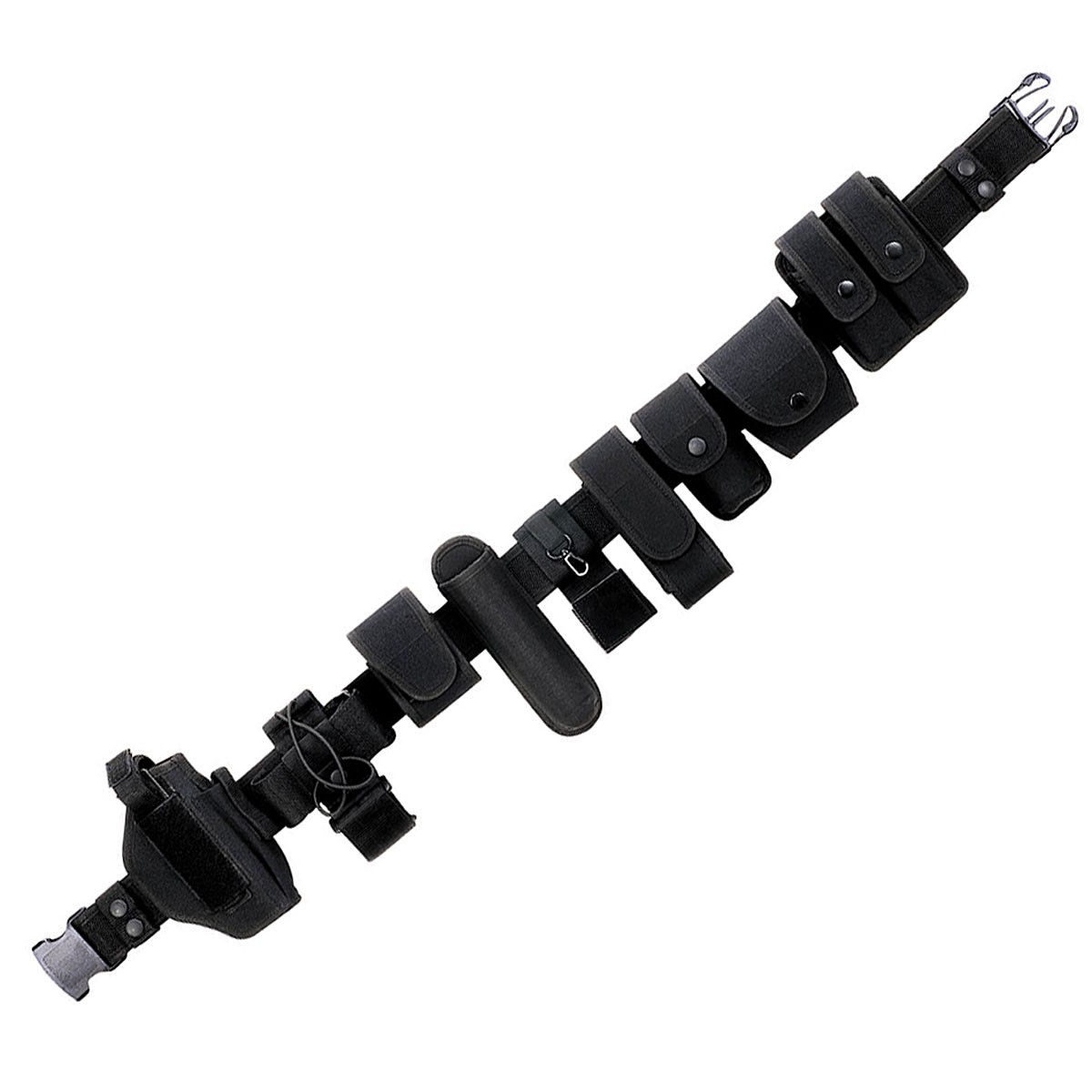 Security Cinturón Táctico 12 Piezas Set de Funda Gürtel MFH BW Policía