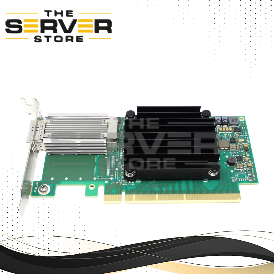 Dell Mellanox ConnectX-4 CX455A 100GbE EDR IB QSFP28 QSFP+ PCIe NIC 0JJN39 JJN39 - Image 2 of 3