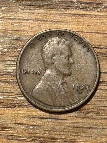 1924S Lincoln Cent VF