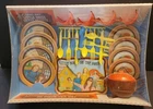Vtg Little House on the Prairie Tin Litho Tea Set  Mint in Package 1980 Ohio Art