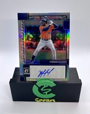 2022 Panini Donruss Optic Yordan Alvarez Auto Holo Prizm Signature Series Astros