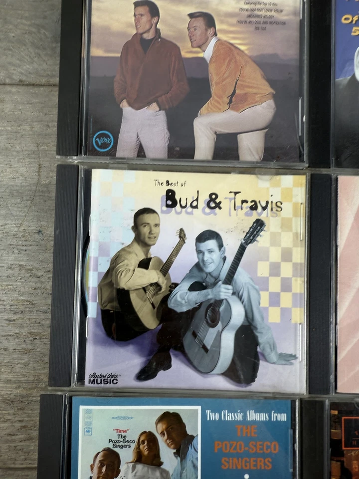 Vintage CD Lot Righteous Brothers Bud & Travis Loretta Lynn Les Paul Trio Foto 4 de 4