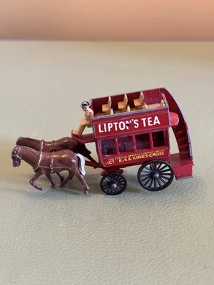 Vintage Lesney No12 Horse Drawn Omnibus. Uk Made Diecast - Image 1 of 4