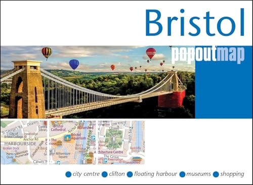 Bristol PopOut Map - pocket size, pop up map of Bristol city centre by PopOut M - Image 2