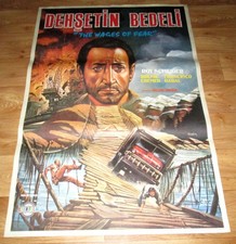 SORCERER 1977 FRIEDKIN Roy Scheider UNIQUE ORIGINAL 27x40 Turkish Movie Poster