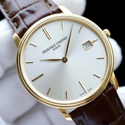 FREDERIQUE CONSTANT Classics SlimLine Automatik Luxus Schweizer Uhr UVP 1950£