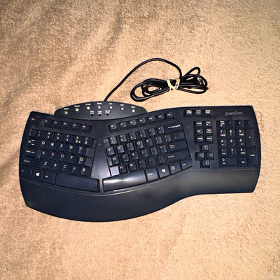 Perixx PERIBOARD-512 Wired USB Ergonomic Keyboard Black QWERTY English KU-9938