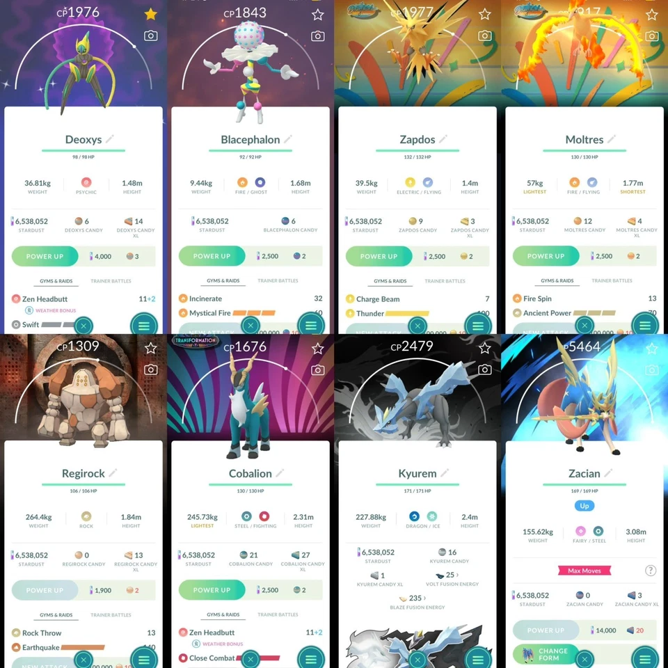 POKE GO LVL 71/ 505 SHINY/ 202 LEGENDARY/ HUNDO DIALGA ORIGIN - Immagine 3 di 4