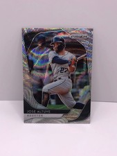 Jose Altuve 2020 Panini Prizm Baseball Blue Wave Prizm Parallel #03/60