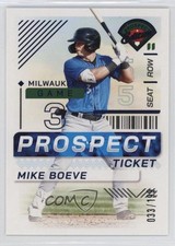 2024 Panini Prospect Edition Purple /99 Mike Boeve #69 4z8