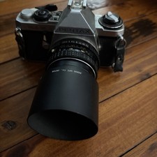 Vintage Pentax ME Super Manual 35mm Not Tested As Is With 1:2 50mm Lense