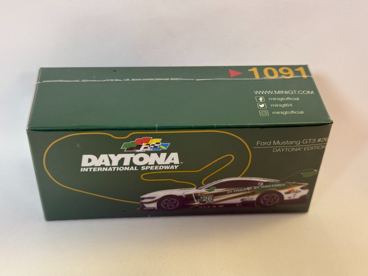 MINI GT 1091 1/64 Ford Mustang GT3 #26 Daytona Edition | eBay