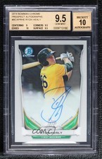 2014 Bowman Chrome Prospect Auto Ryon Healy #BCAP-RH BGS 9.5 GEM MINT Auto 0l2