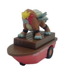 Pokémon Entei Choro Q Skate Pull Back Super Boat Nintendo Japan Figure Vintage