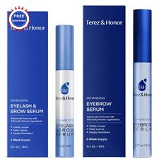 Eyelash Serum with Eyebrow Set - 3 mL + Natural Boost Growth Enhancer Longer