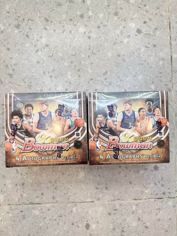 Lot 2 25-26 Topps Bowman Basketball Jumbo Box Sealed
