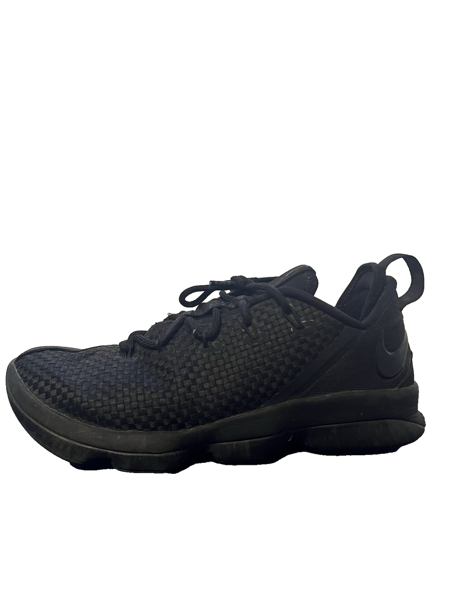 Nike LeBron 14 Triple Black Mens Size 10 Running Sports Shoes Walking Casual Nike LeBron 14 Low Triple Black for Sale | Authenticity  main image 3