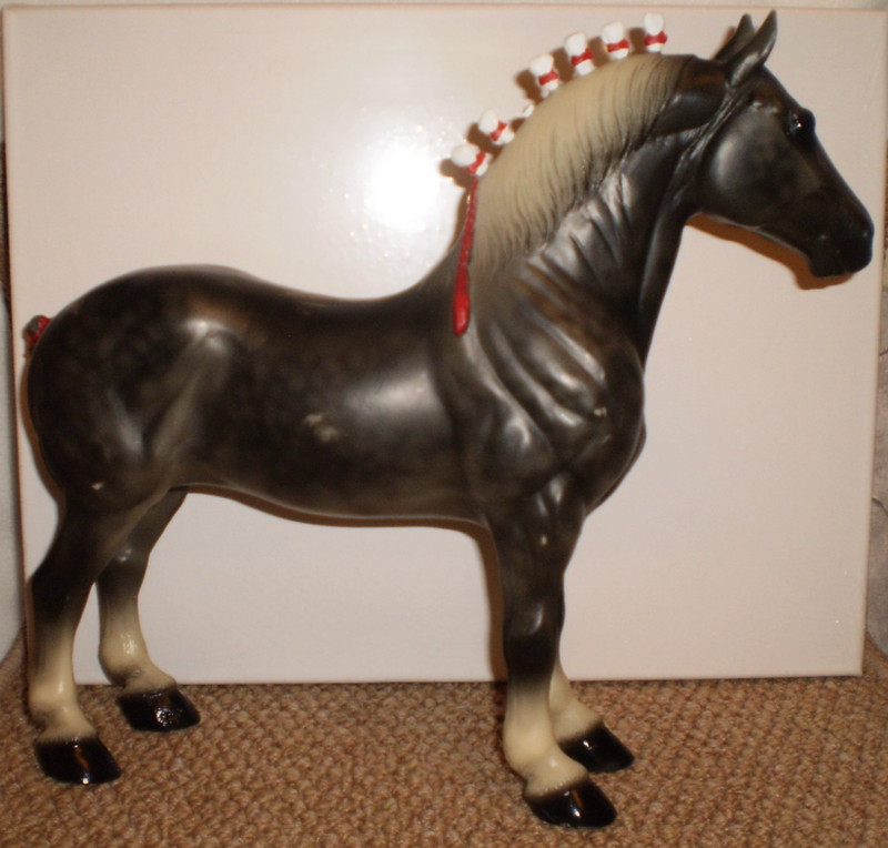 Peter Stone Standing Draft Horse Please see Pictures and Read,