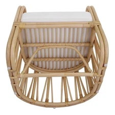 New Pacific Direct Shanaya Rattan Accent Arm Chair in Natural