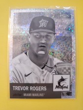 2022 Topps Chrome Platinum Black and White Mini-Diamond Ref #190 Trevor Rogers