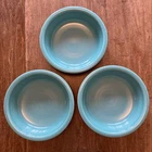 Fiestaware HLC USA Fiesta Soup Cereal Bowl 7” Turquoise - Lot of 3
