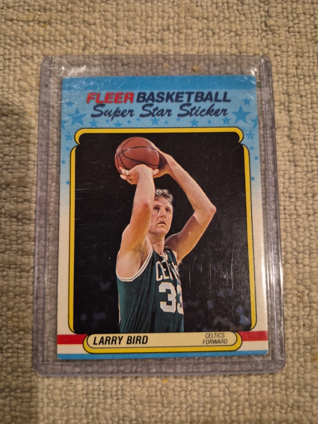 1988-89 Fleer Superstar Sticker - Larry Bird #2