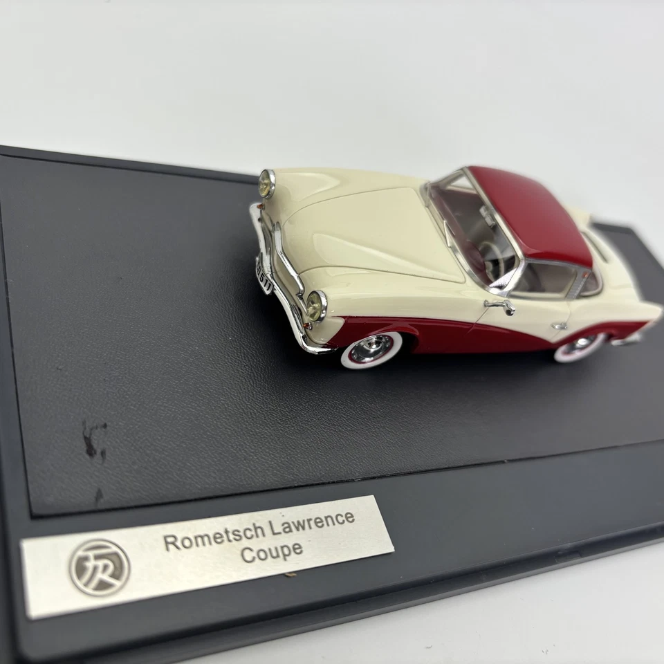 Matrix 1/43 Rometsch Lawrence Coupe 米色红色树脂汽车模型 — 第 2/4 张图片