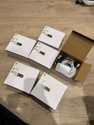 6 x Ring-Einbaustrahler für GU10 brandneu im Karton Beleuchtung direkt